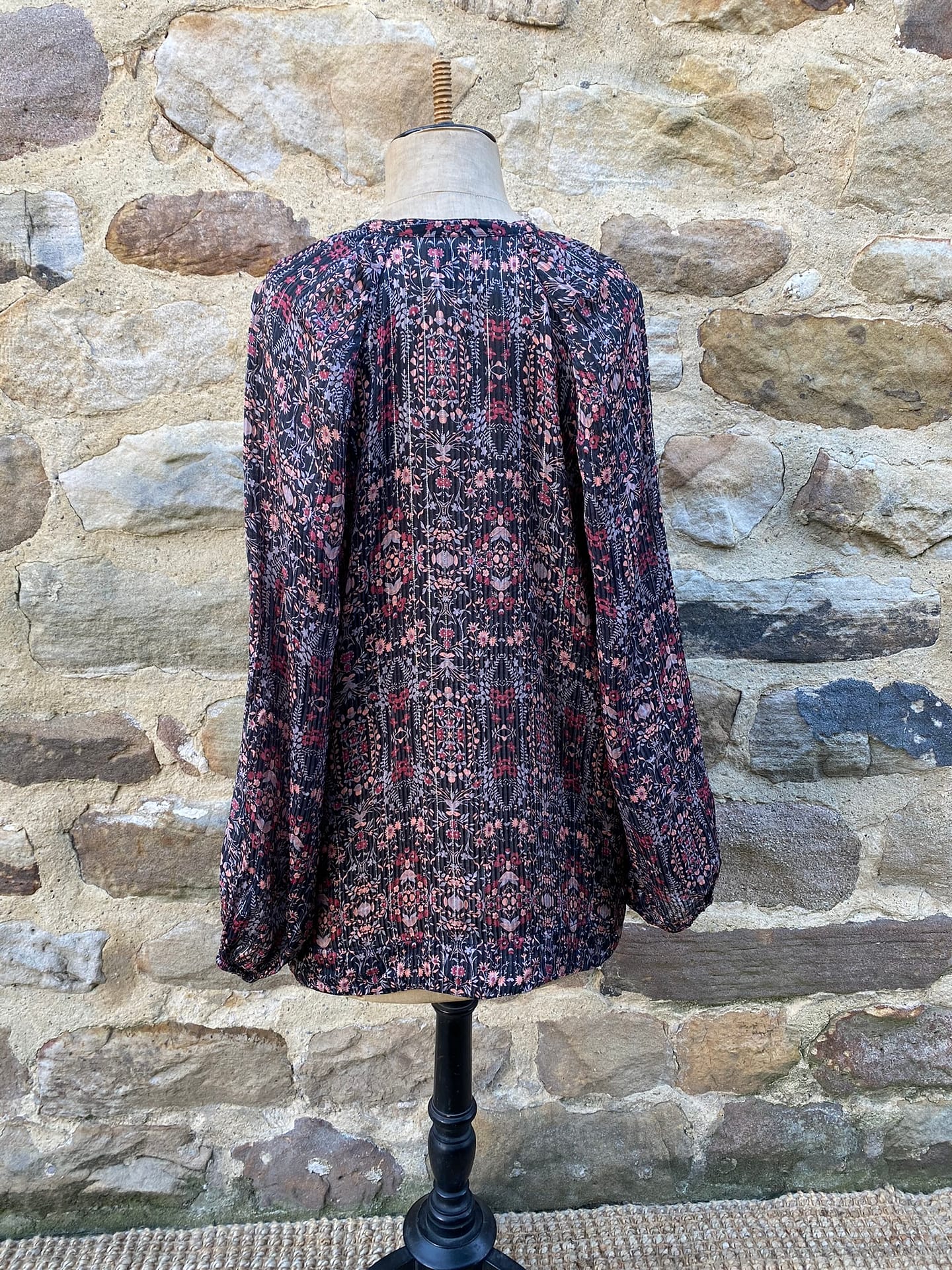 BALLOON SLEEVE BLOUSE ARTISANS OF ANATOLIA