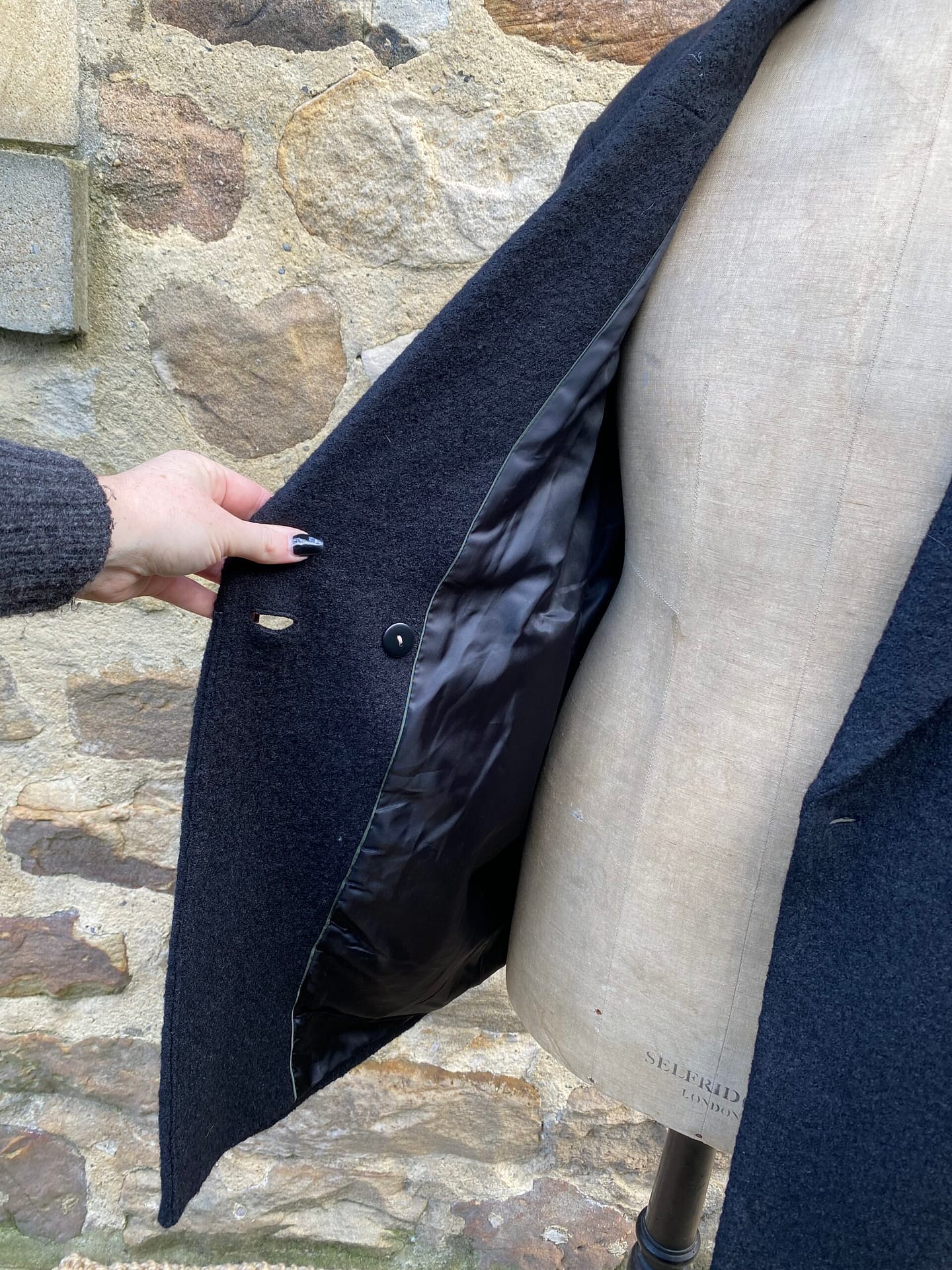 John Lewis Wool Blend Double Button Coat • [ worn + worn ]