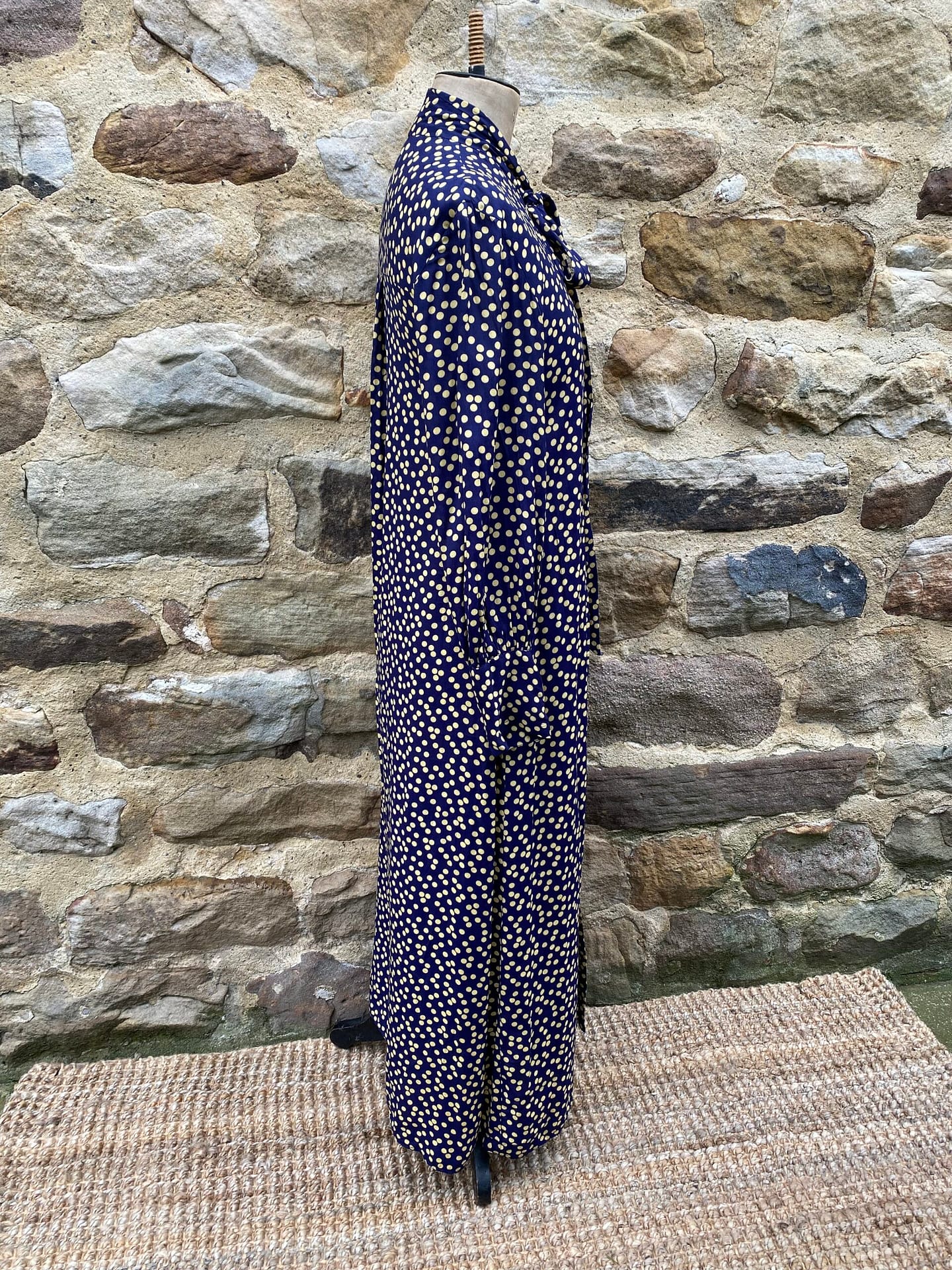Sara Dress - Navy Dotsie main image 0